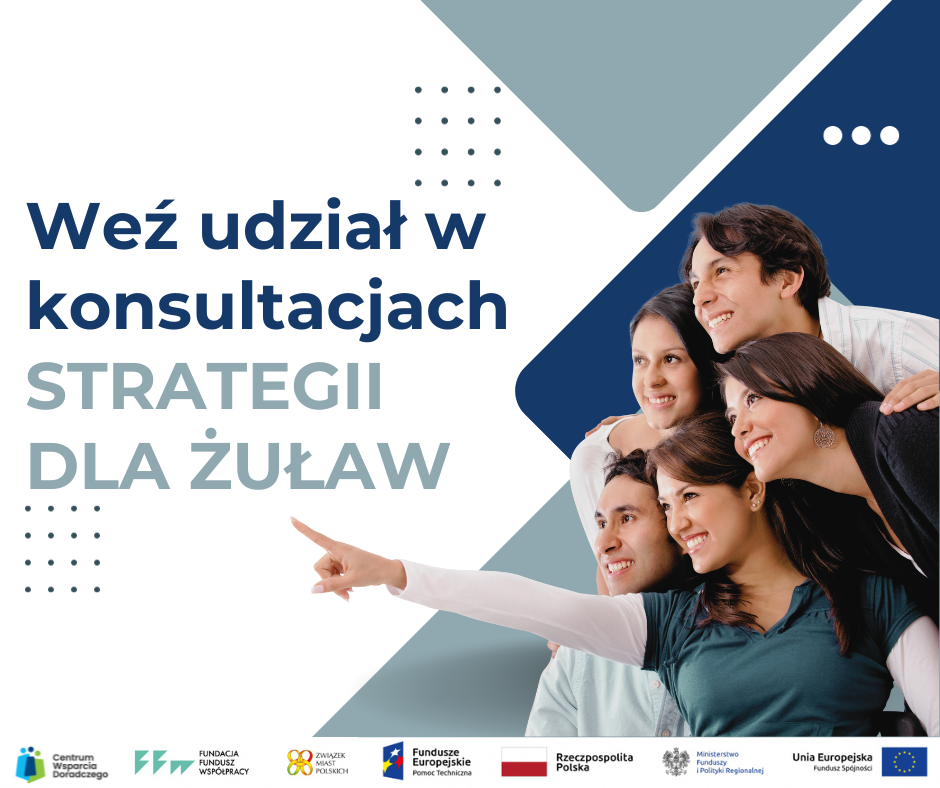 strategia rozwoju żuław - plakat konsultacje