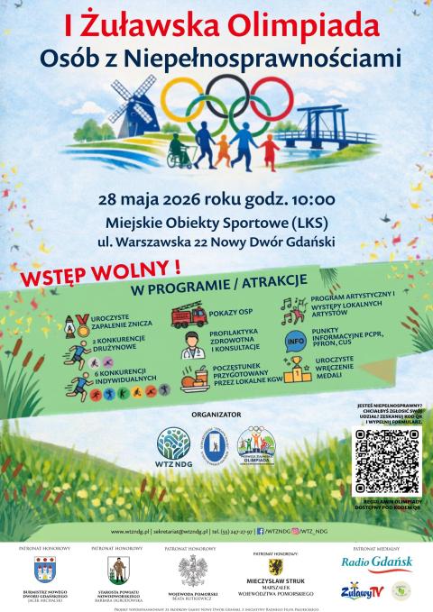 I ŻUŁAWSKA OLIMPIADA OSÓB Z NIEPEŁNOSPRAWNOŚCIAMI
